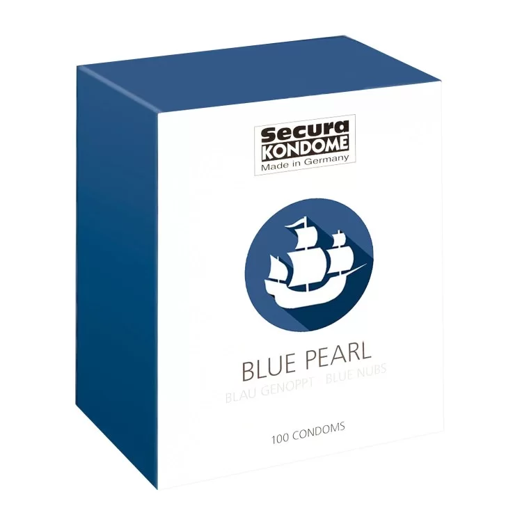 Preservativi con Rilievi Blue Pearl