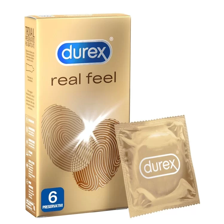 6 Preservativi Real Feel Durex